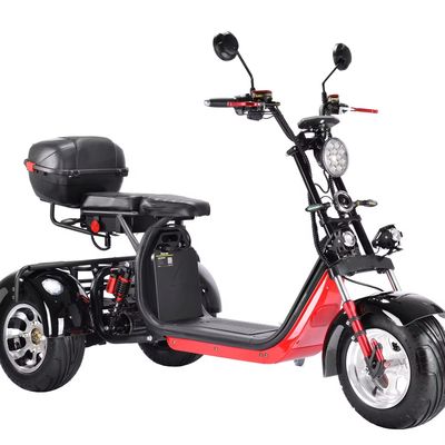 Citycoco 3 Rad Elektroroller 3000w 2000 Watt Citycoco Zwei Sitzer Weitrad Straße