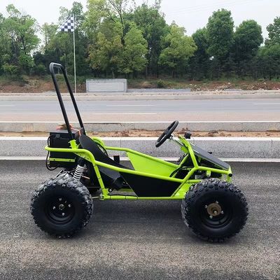 Geschwindigkeit 1000W Schachtantrieb Go Kart mit doppelter hydraulischer Scheibenbremse und verstellbarem Sitz