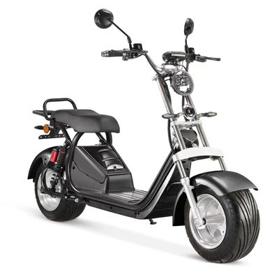 Unisex 1500W Elektroroller Citycoco mit abnehmbarem Batterie-Slot und klassischem Design