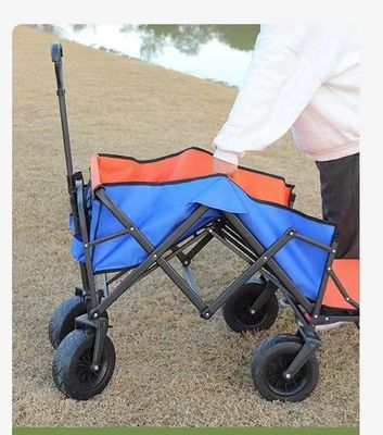 Einkaufswagen mit großen Rädern 17 cm Reifendurchmesser und klappbarem Design