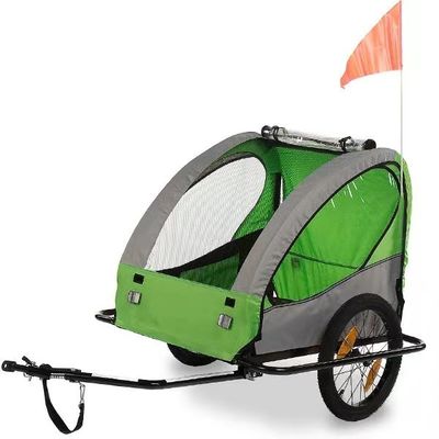 40 KGS Max Nutzlast Hund Buggy Jogger Fahrradanhänger Klappbarer und bequemer Stahlrahmen