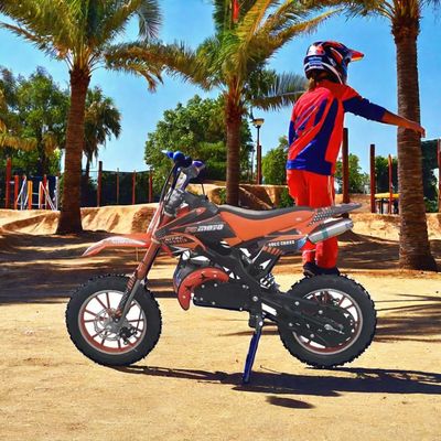 49cc Pit Bike Dirt Bikes mit kundenspezifischen unterstützten Farben und DISC Bremse