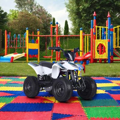 350 Watt elektrischer Quad für Kinder Höchstgeschwindigkeit ≤50 km/h 13X5.0-6 Reifen leicht zu bedienen