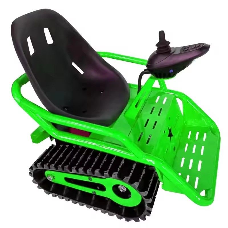 10-15° Grade Ability Mini Tank Electric Go Kart mit Frontscheiben-Rückscheibenbremssystem