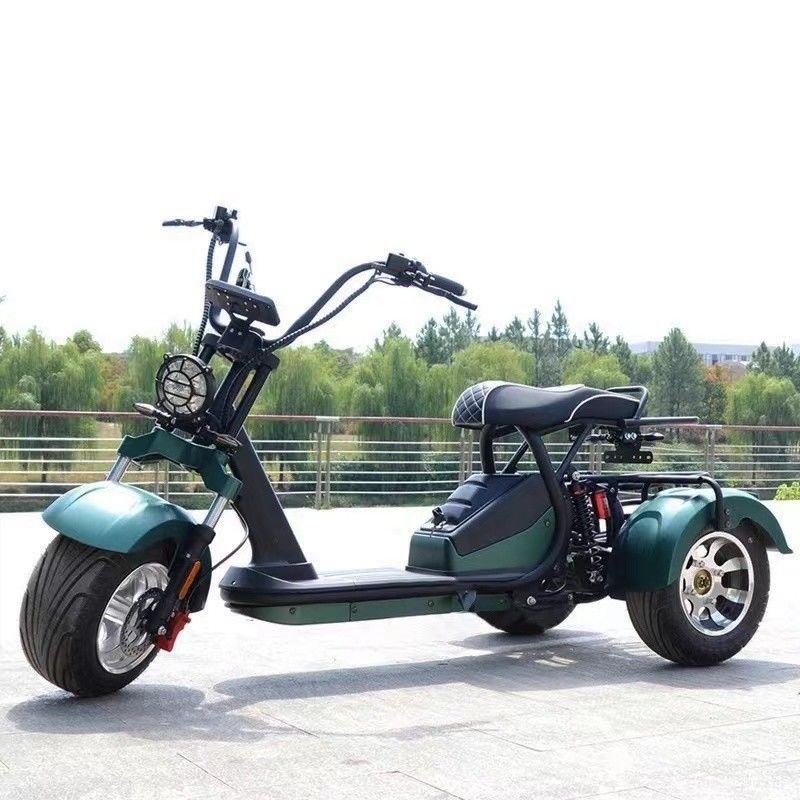 Unisex 2000w Citycoco Elektroroller mit 3 Rädern und 60-80 km Reichweite pro Ladung