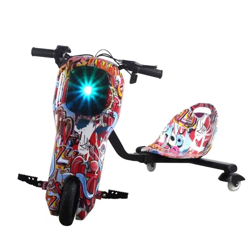 350W 3.0ah 3.6Ah/36V Lithium Cell Kids Drift Trike Populärer Stil mit 6,5 Radgröße