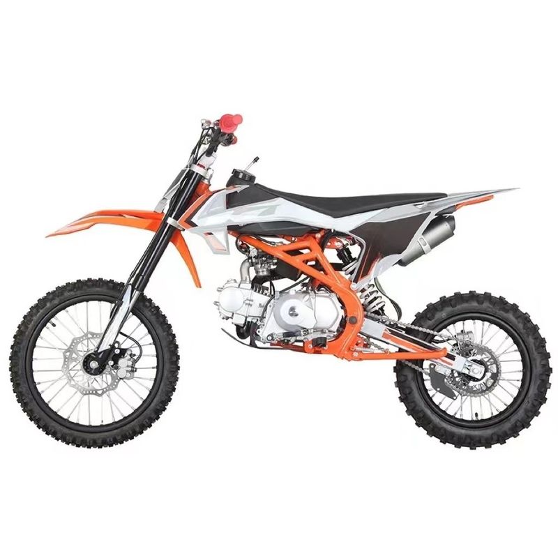 DISC Bremse 4-Takt-Benzinmotor Pit Bike für Erwachsene Elektrische Start 125cc Dirt Bikes
