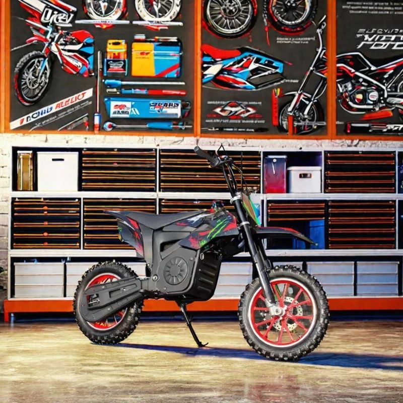 1200W Elektro-Dirtbike mit Aufklebern und Max. Geschwindigkeit 40 60km/h Off-Road Motorräder