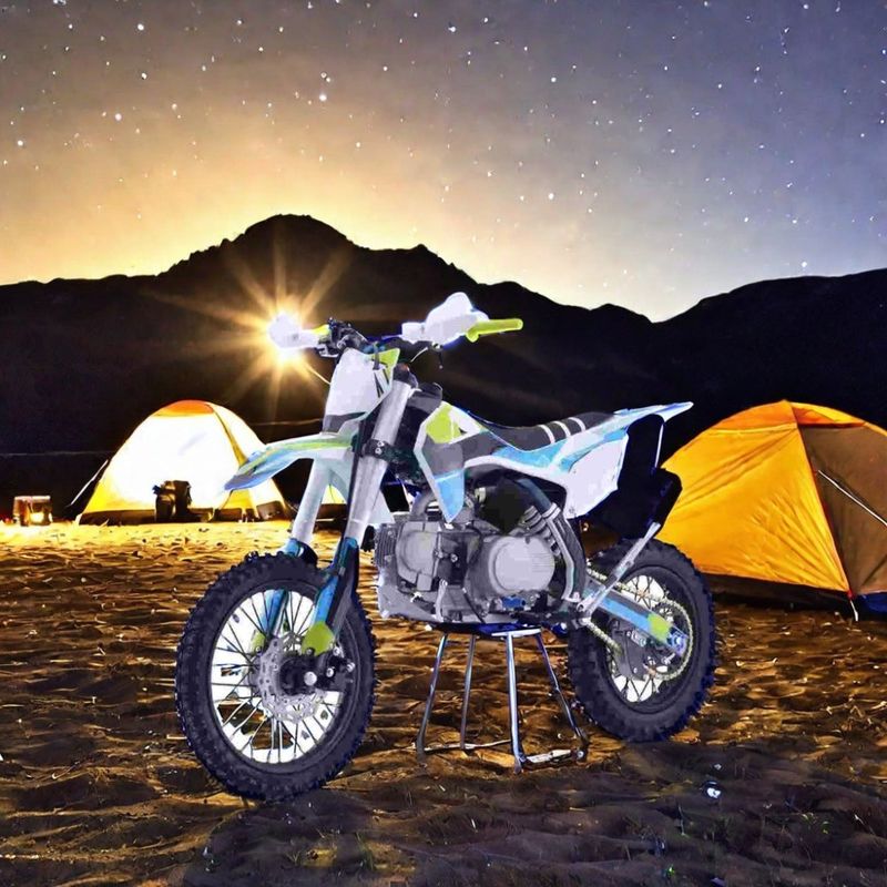 Aotong Motor 125cc Pit Bike für Offroad Abenteuer Elektrischer Start Max. Geschwindigkeit 40 60km/h