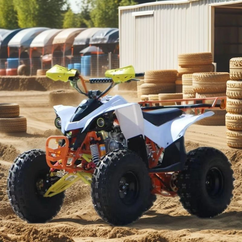 Kinder-Wirtschafts 110cc Automatisches Kettenantrieb ATV mit Fronttrommel und hinteren Scheibenbremsen